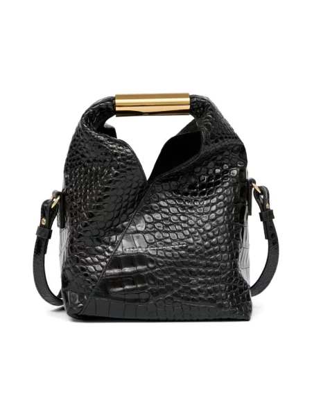Maison Margiela torebka skórzana czarny