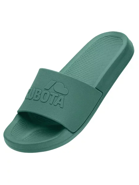 Kubota Klapki Basenowe Basic Plain zielone