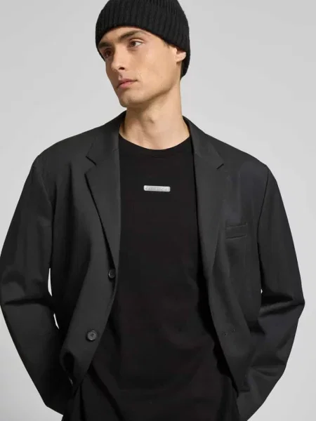 T-shirt o kroju regular fit z czystej bawełny Dsquared2 czarna
