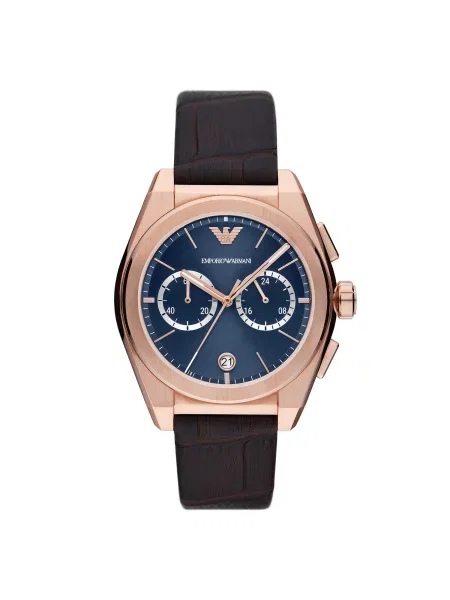 Emporio Armani Hodinky Federico hnedá