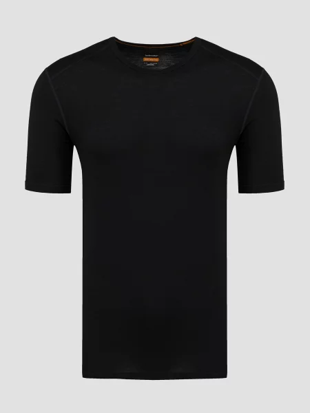 Icebreaker T-shirt wełniany Oasis SS Crewe czarny