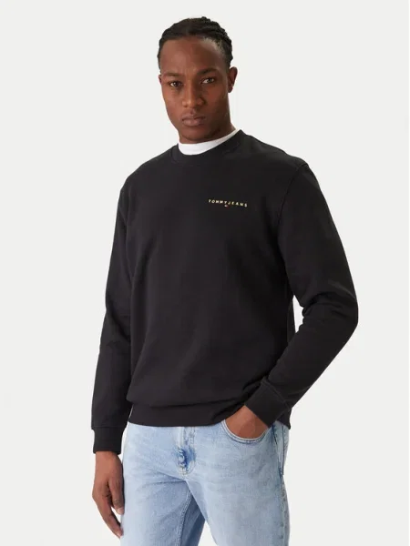 Geacă de blugi Tommy Jeans negru