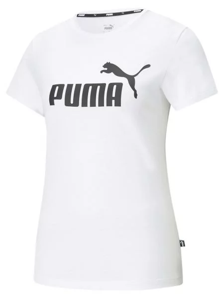 PUMA Tricou funcțional Essential negru alb