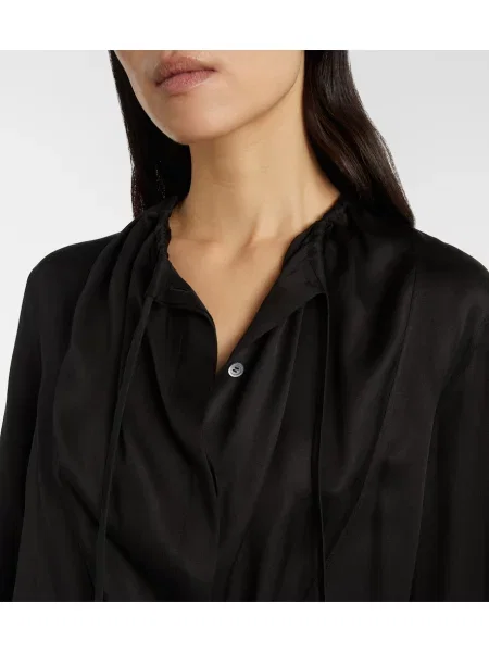 Bluză Loewe din satin negru