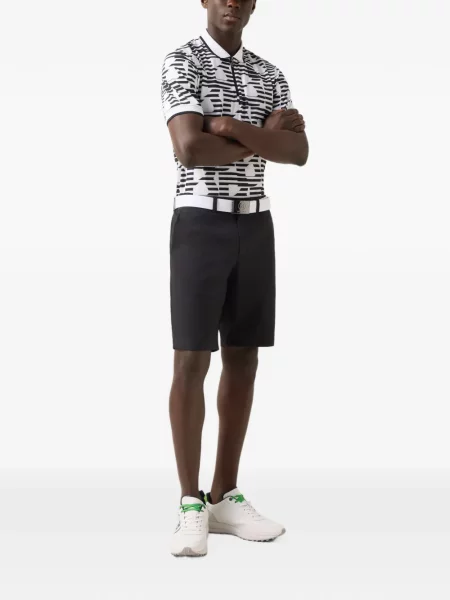 Tricou polo Bogner cu imagine alb
