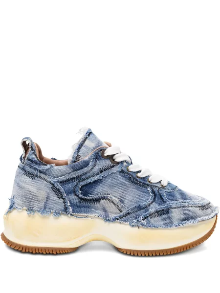 Sneakerși Hogan cu platformă albastru