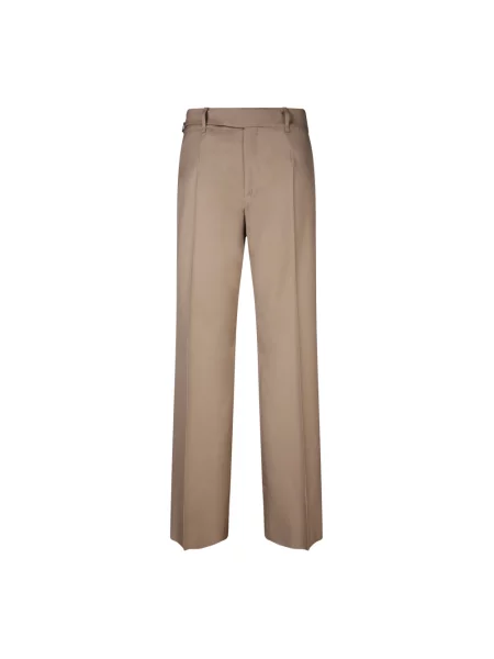 Spodnie Dolce And Gabbana wełniane beżowe