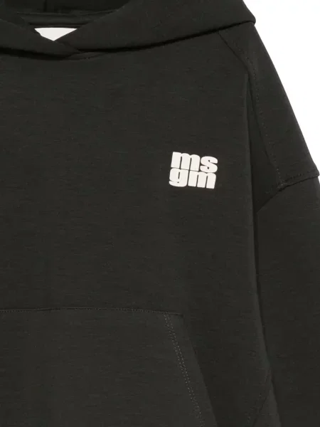 Bluza z kapturem dziecięca Msgm czarna