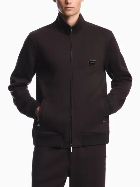 Кофта Emporio Armani темно-коричневий модал коричневий