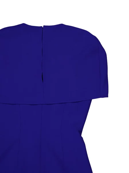 Krepp midi ruha Roland Mouret kék