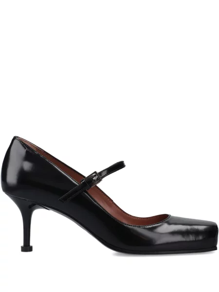 Pantofi cu toc Premiata cu vârf pătrat negru