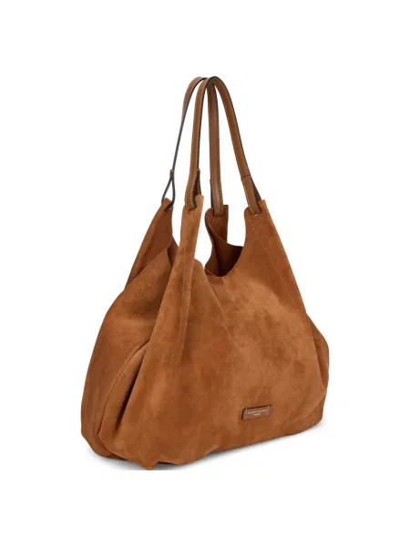 Shopperka Gianni Chiarini skórzana beżowa