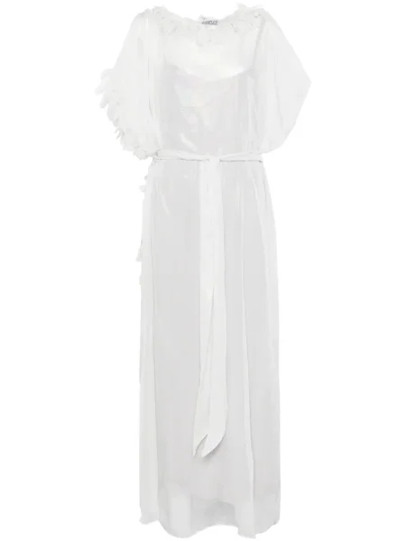 Rochie maxi Baruni de costum alb