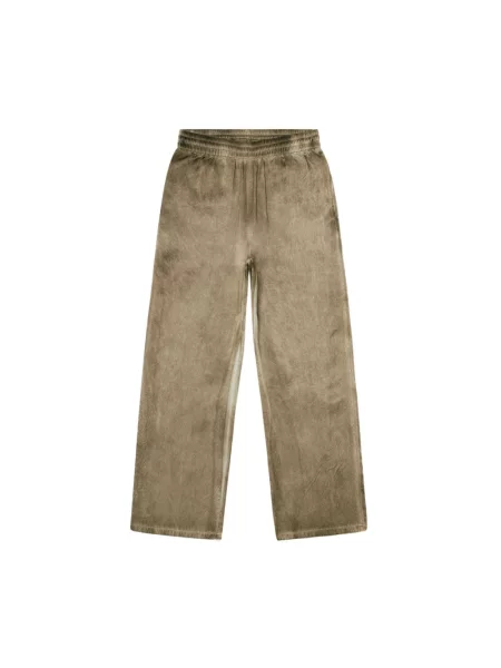 Jeansy straight leg Diesel brązowe