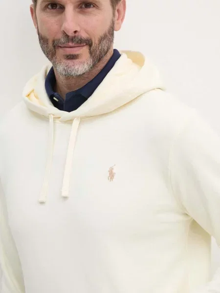 Кофта Polo Ralph Lauren з капюшоном однотонна бежевий