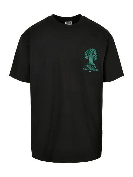 Urban Classics Tricou / verde negru