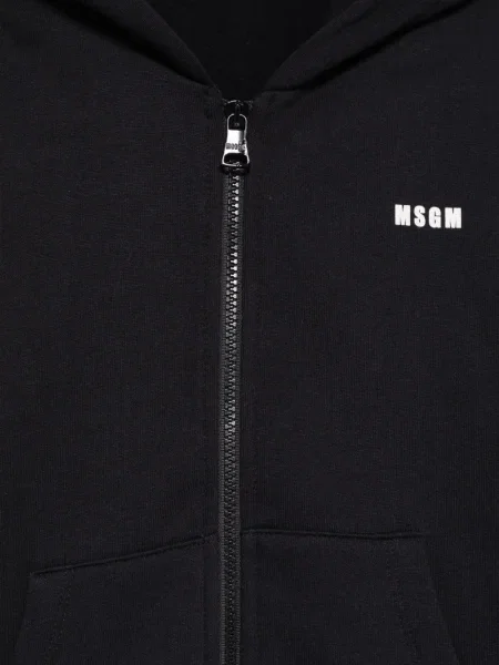 Bluza z kapturem dziecięca Msgm czarna