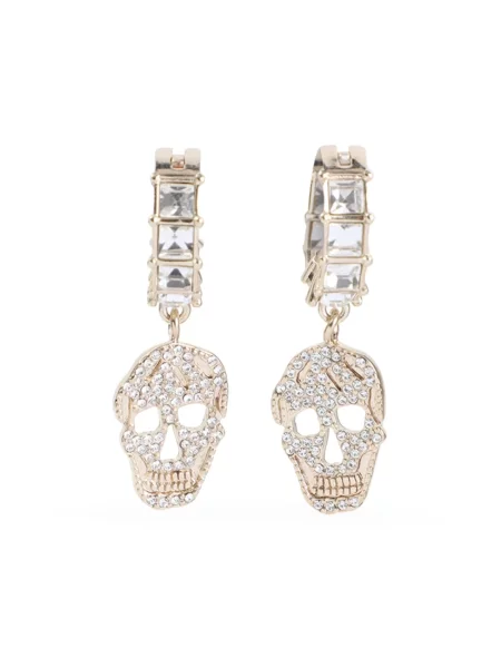 Kolczyki Alexander Mcqueen szare