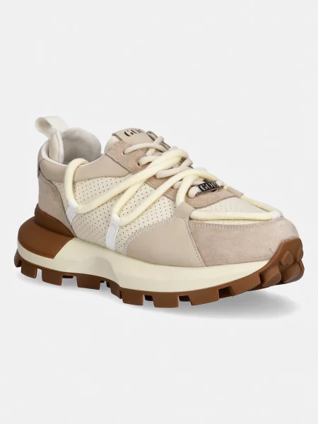 Goe sneakers pentru femei din piele maro