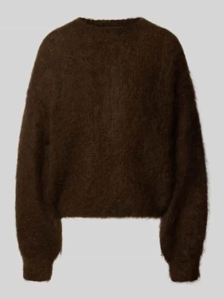 Sweter z dzianiny o kroju relaxed fit z mieszanki moheru model ‘CAMILLE’ Villa Sophie
