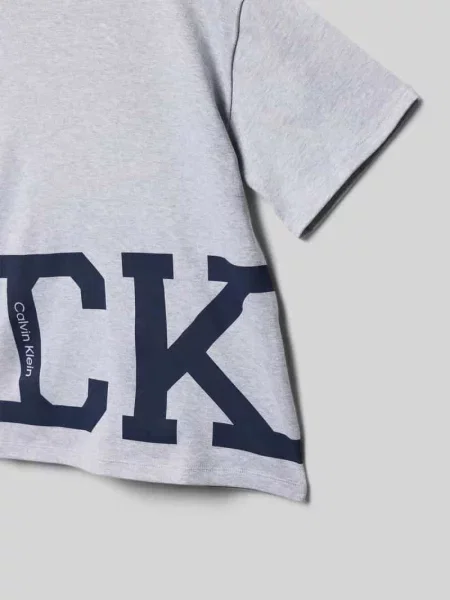 T-shirt o kroju regular fit z czystej bawełny Calvin Klein Jeans