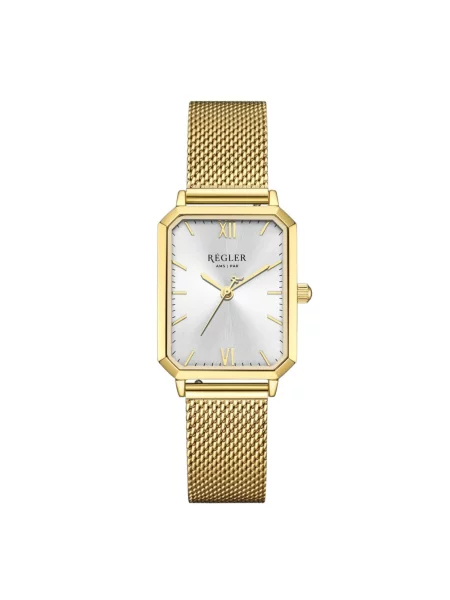 Régler Ceas analogic Régler Élégance Mesh Gold Silver auriu