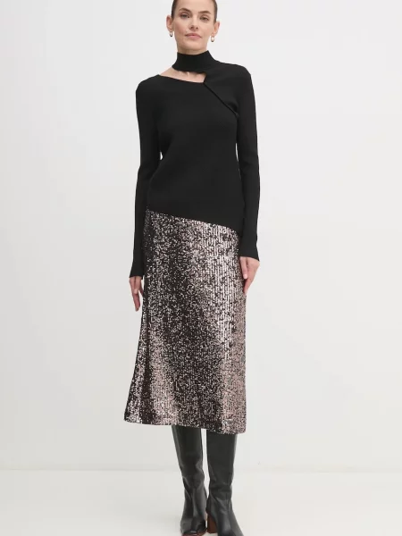 Спідниця OUI midi пряма коричневий