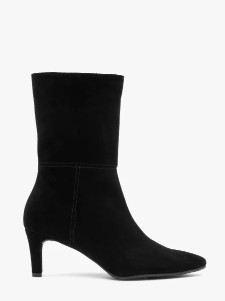 Замшевые ботильоны Rylko черные