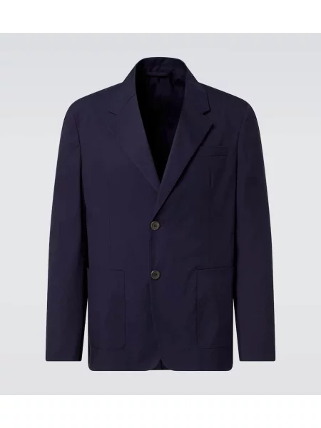 Geacă Prada din poplin albastru