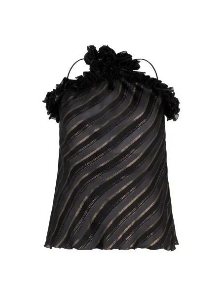 Bluzka Philosophy Di Lorenzo Serafini na ramiączkach czarna