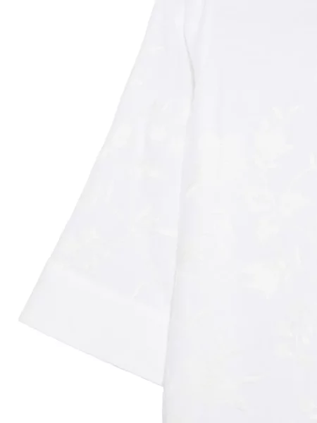 Rochie mini Eleventy cu model floral de costum mini alb