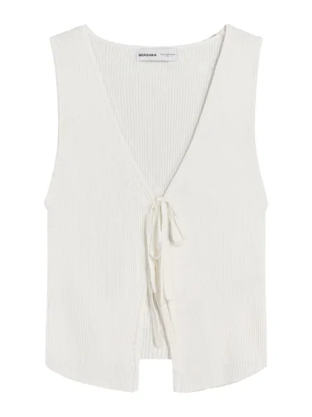 Top Bershka alb
