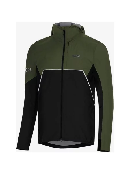 GOREWEAR R7 Częściowa kurtka z kapturem GORE-TEX INFINIUM™ Olive Black S czarna