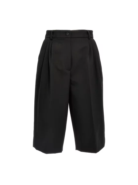 Bermudy Dolce And Gabbana wełniane czarne