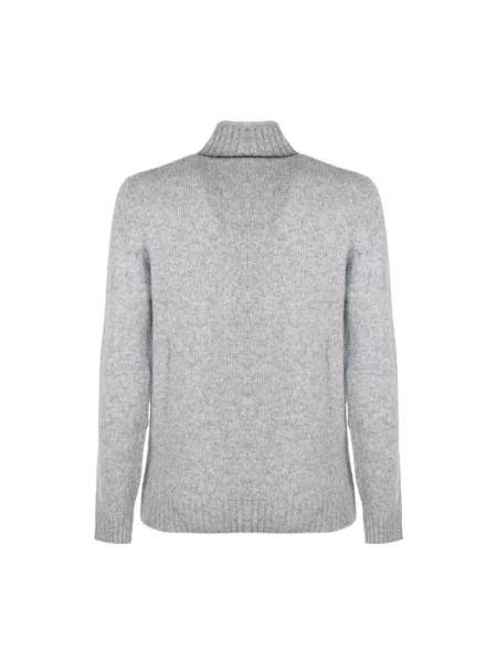 Sweter z golfem Kangra wełniany szary