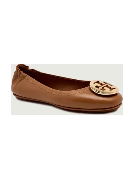 TORY BURCH De piele balerini MINNIE maro