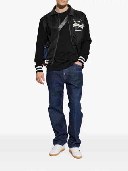 Geacă bomber Dsquared2 cu autograf negru