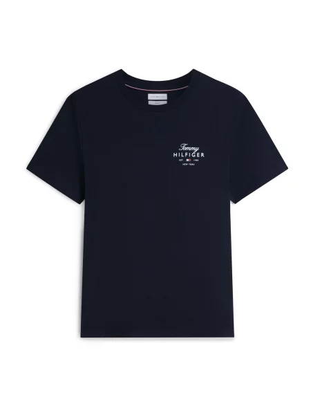 TOMMY HILFIGER Tricou bleumarin alb