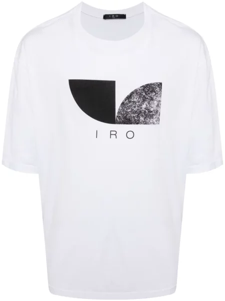 Tricou Iro cu imagine alb