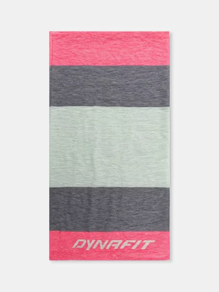Кръгъл шал с вълна Dynafit Light merino с десен розово