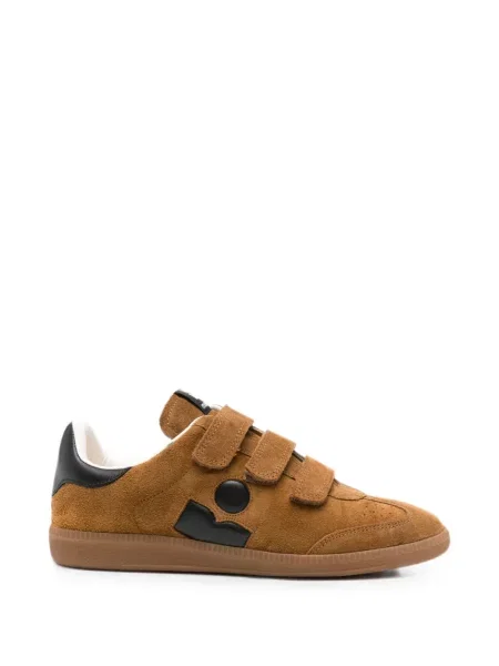 Sneakerși Isabel Marant cu bretele maro
