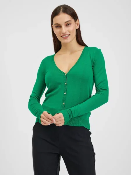 Cardigan Orsay verde