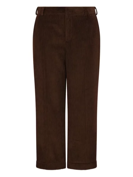 Pantaloni Moschino de catifea cord maro