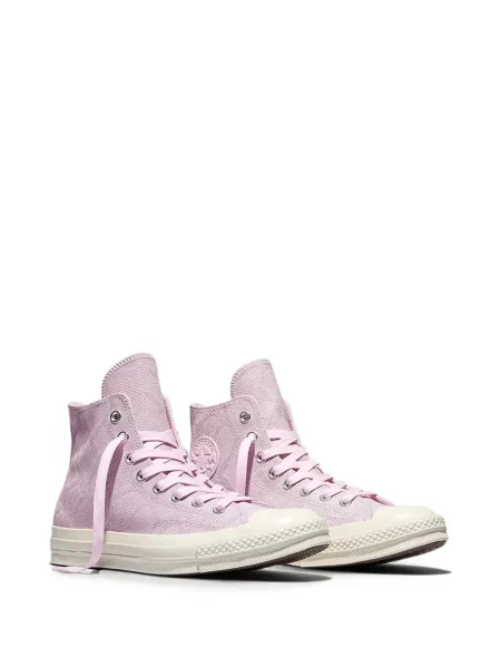 Sneakerși Converse Chuck 70 cu model leopard cu mărgele negru