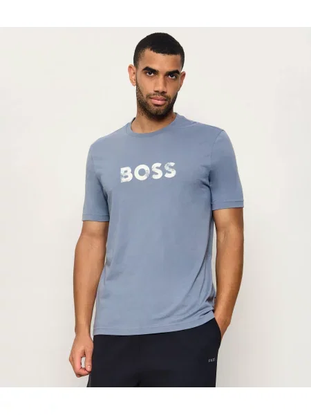 BOSS ORANGE Tricou Te_Effect albastru