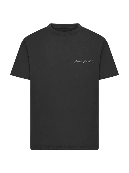 Mister Tee Tričko True Faith / offwhite černá