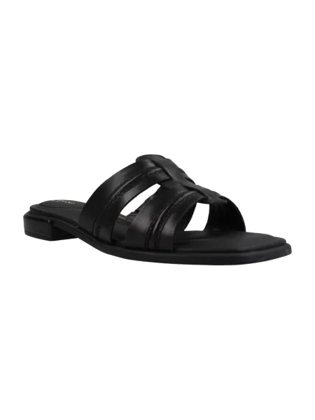 Papuci tip mules Clarks negru