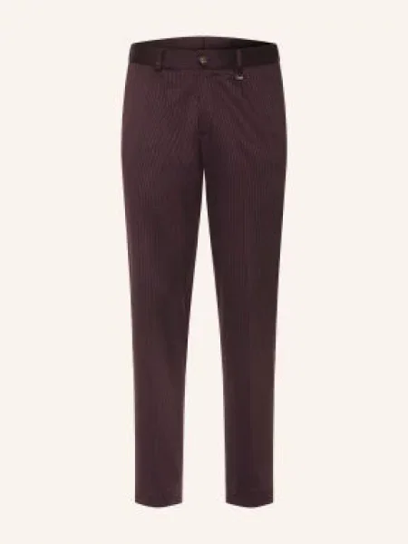 Paul Spodnie Garniturowe O Kroju Slim Fit rot