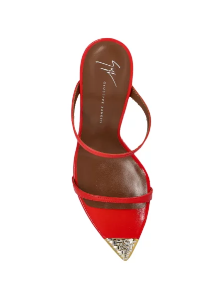 Sandale Giuseppe Zanotti din piele roșu