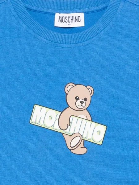 Koszulka dziecięca Moschino niebieska